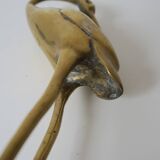 The decorative brass bird