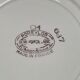 Set of 6 flat plates l'Amandinoise