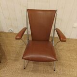 Fauteuil pliant en skaï