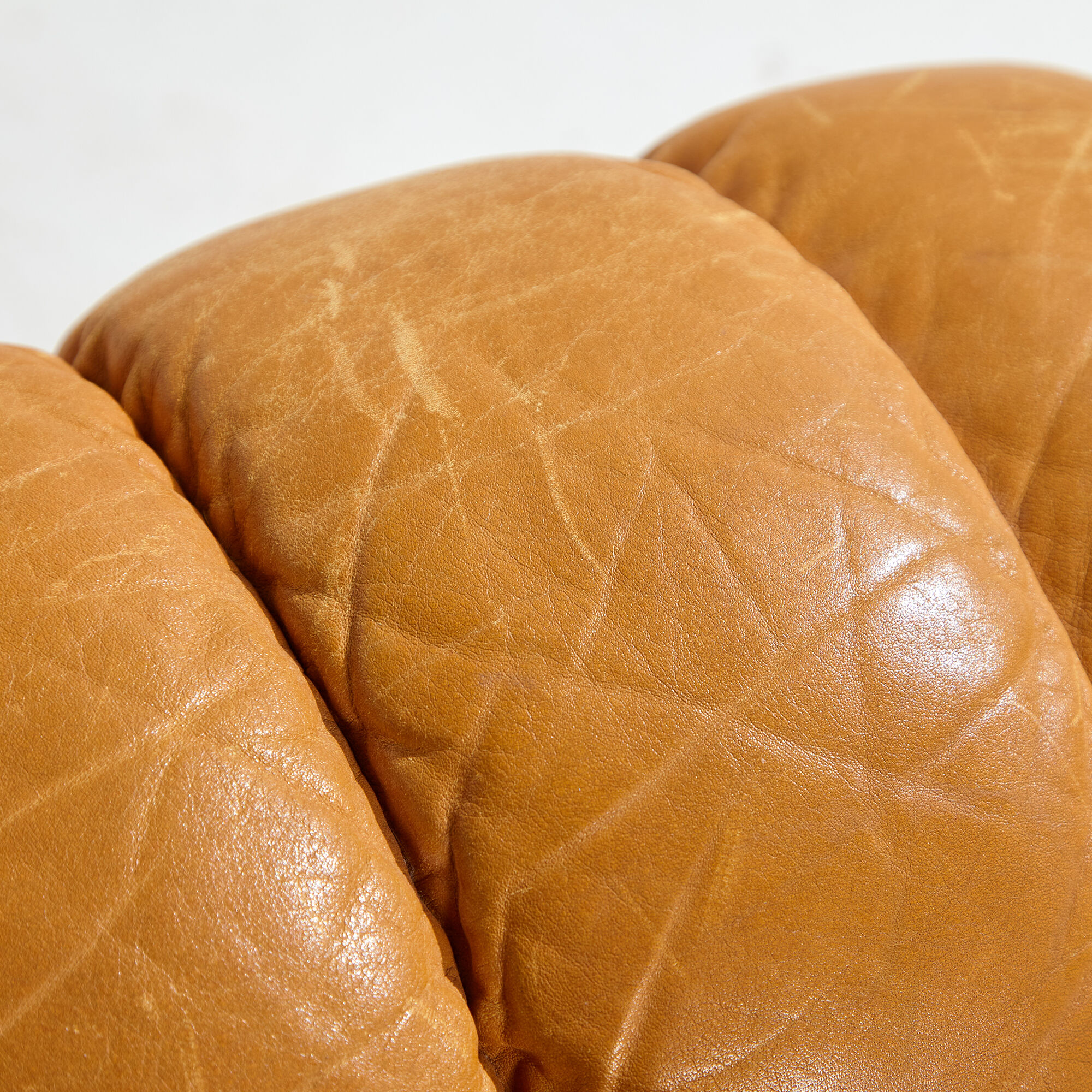 Modular leather sofa set