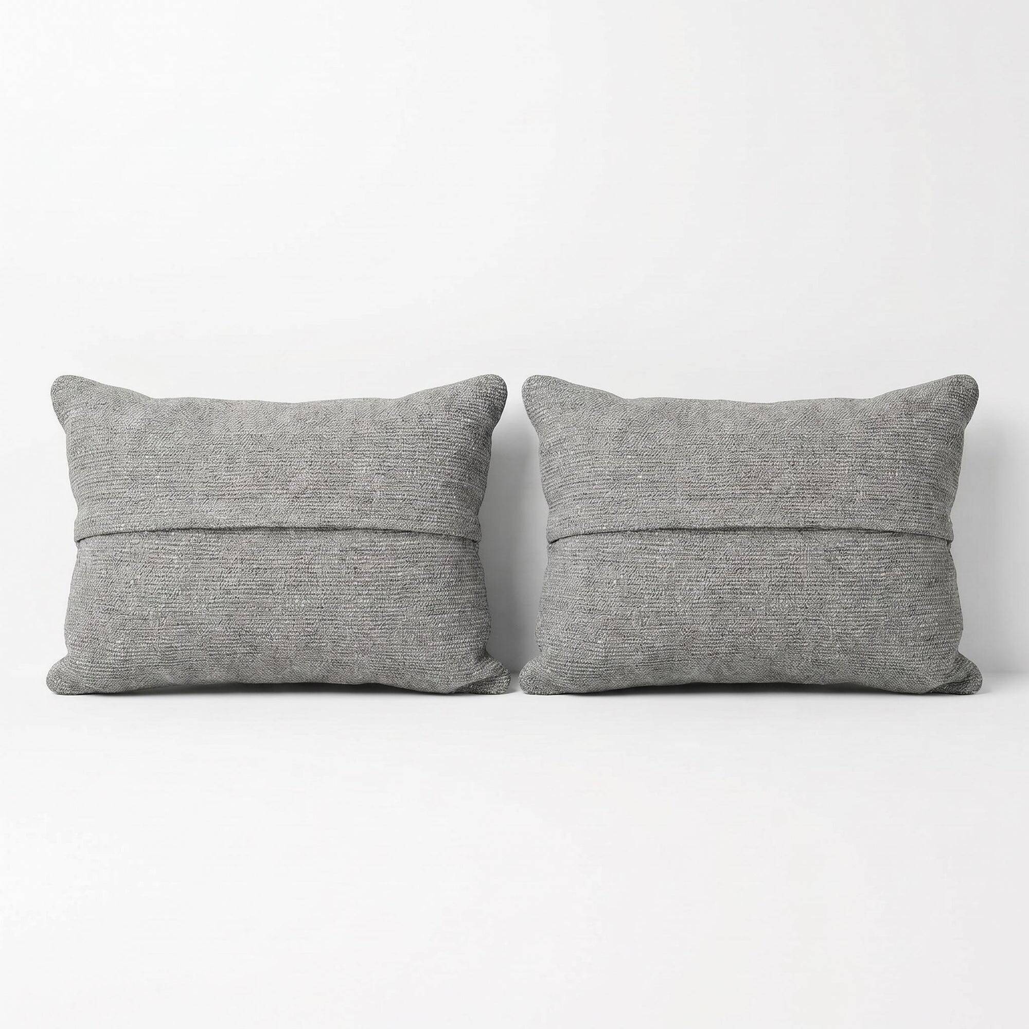 Set of 2 vintage Turkish cushion covers 41x58 cm