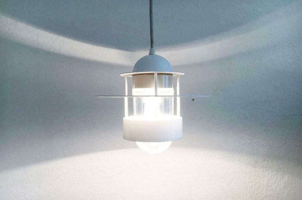 Mid-century Albertslund suspension by Jens Møller Jensen for Louis Poulsen, 1960s.