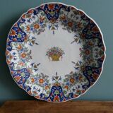 Assiette en faïence de Desvres signée Fourmaintraux Courquin 19 ieme