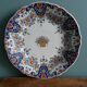 Desvres faience plate signed Fourmaintraux Courquin 19th century