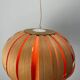 1960s bamboo globe pendant lamp