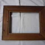 Gilded wood and stucco frame
