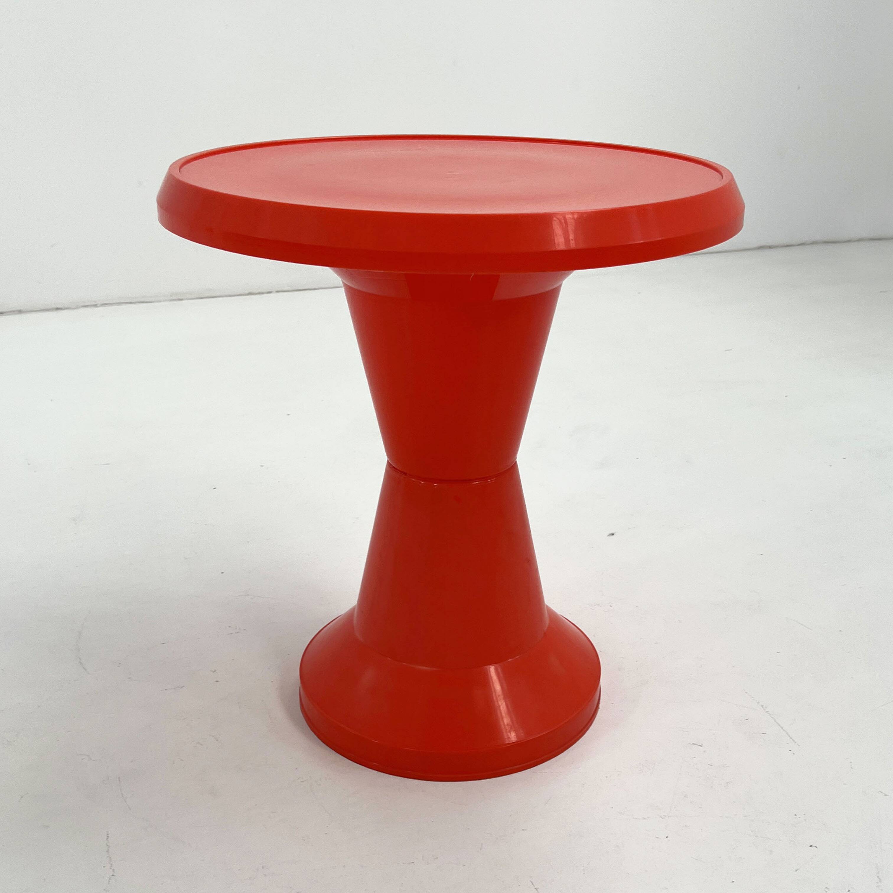 Taormina Orange Table by Giganplast, 1970