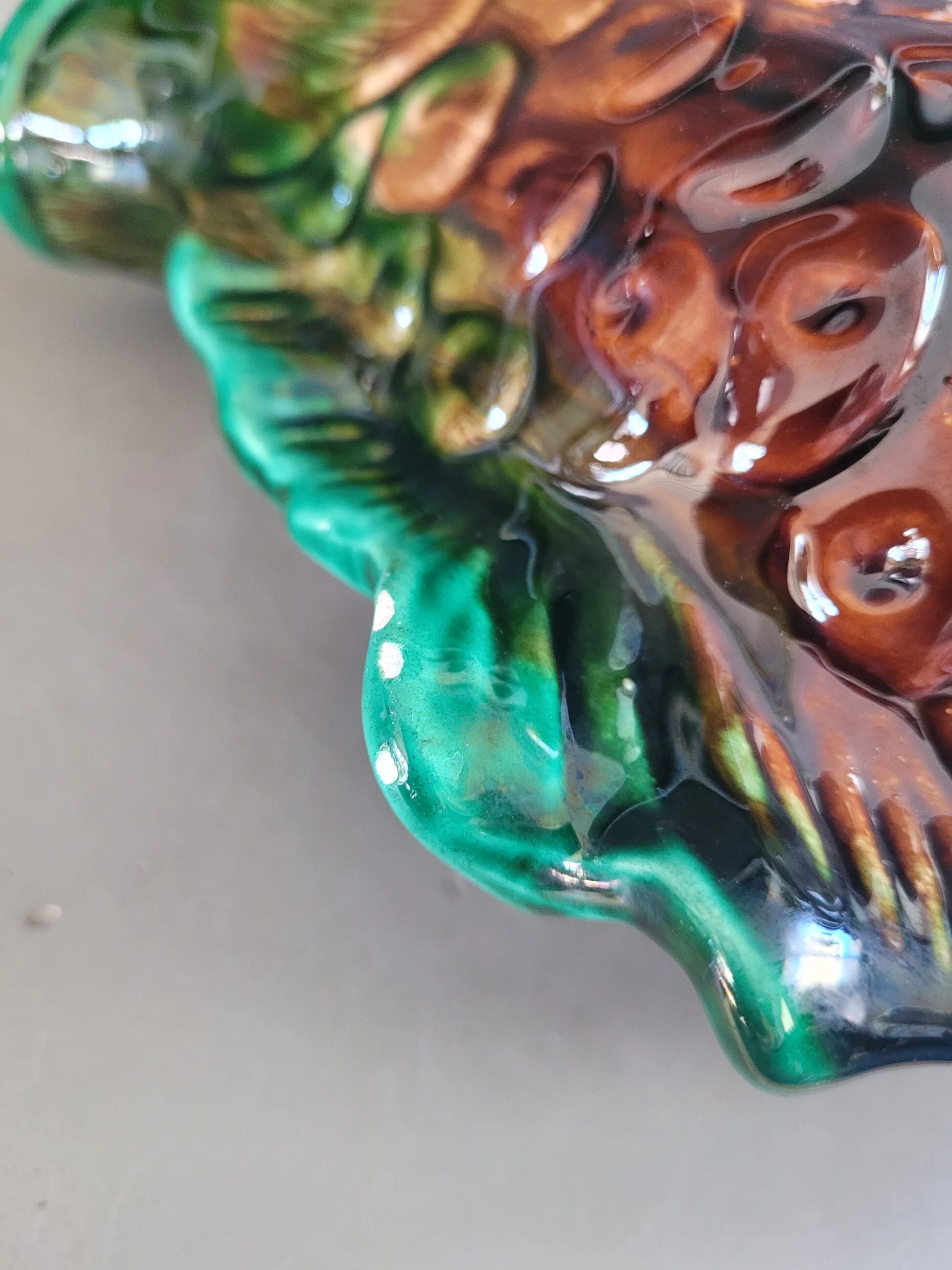 Old ceramic fish jug