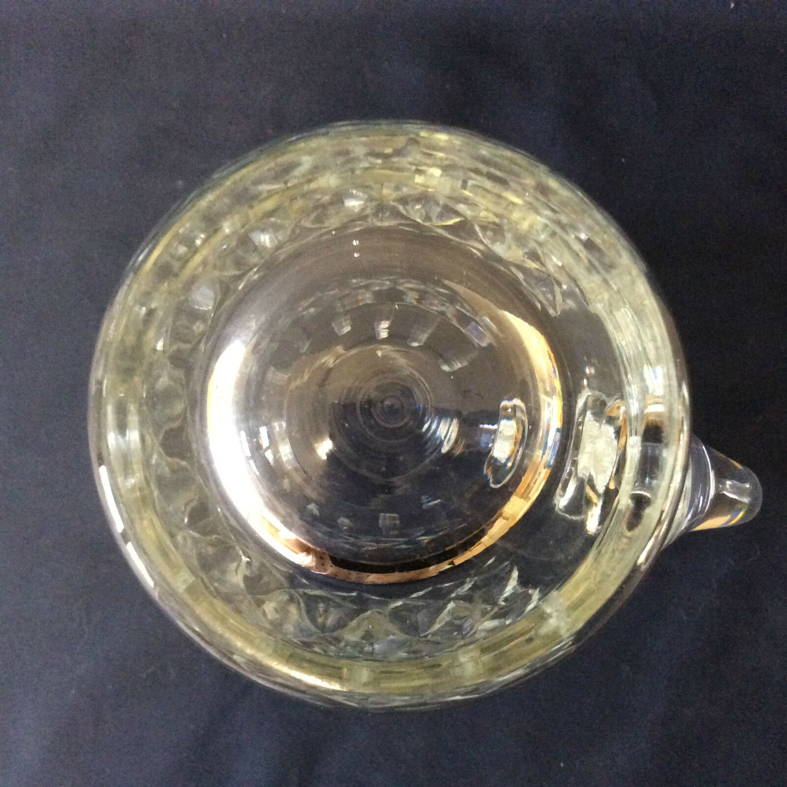 Anonymous cut crystal pitcher