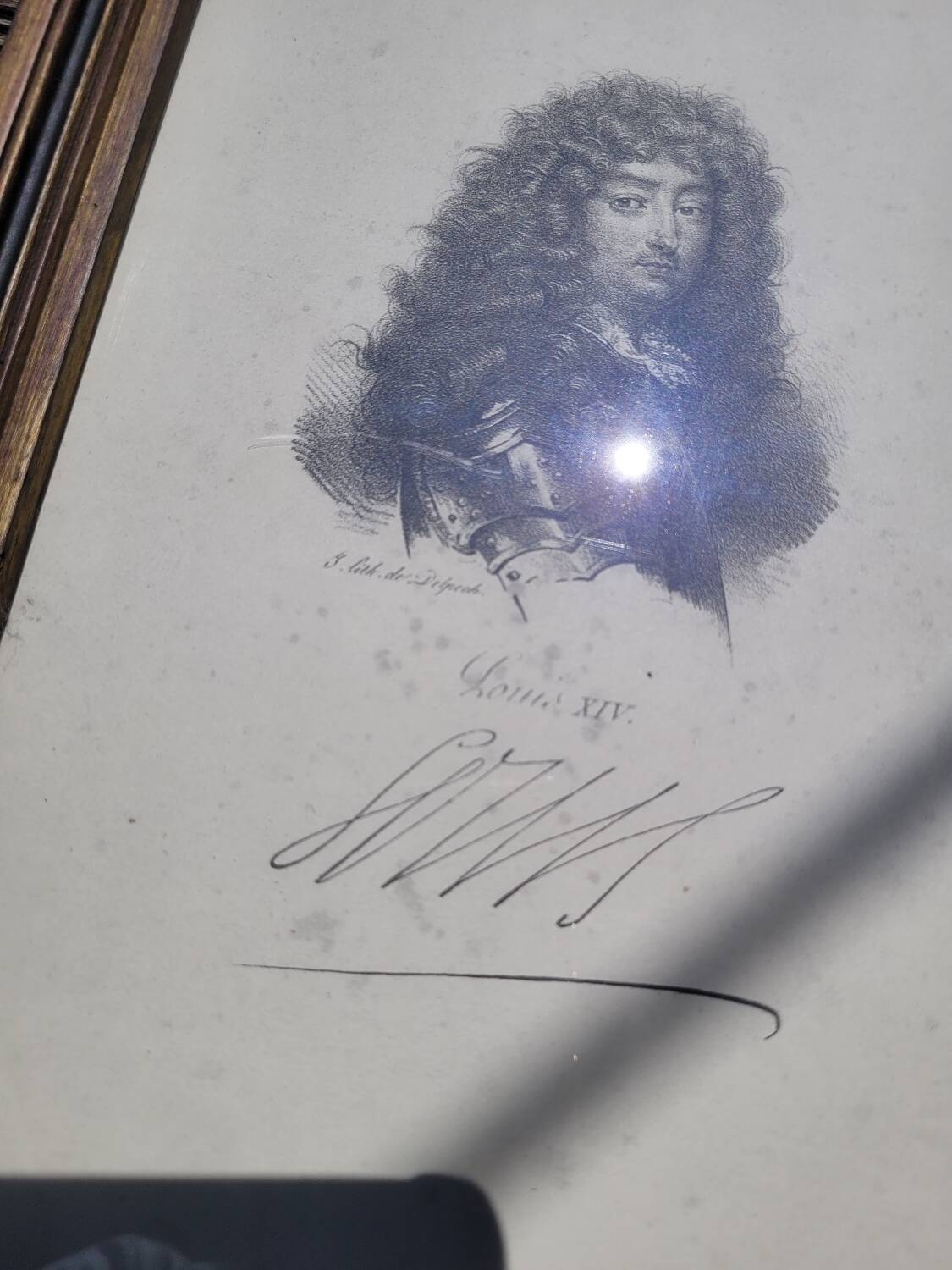 Set of 4 portraits of Kings of France