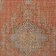 Vintage Turkish Wool Oushak Rug sku 688