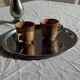 Lot de 11 tasses à café en grès à anse