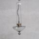 Smoked Glass and Brass RAAK Pendant Light (2 Available)