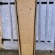Red coat rack 1950 mirror free form brass hooks