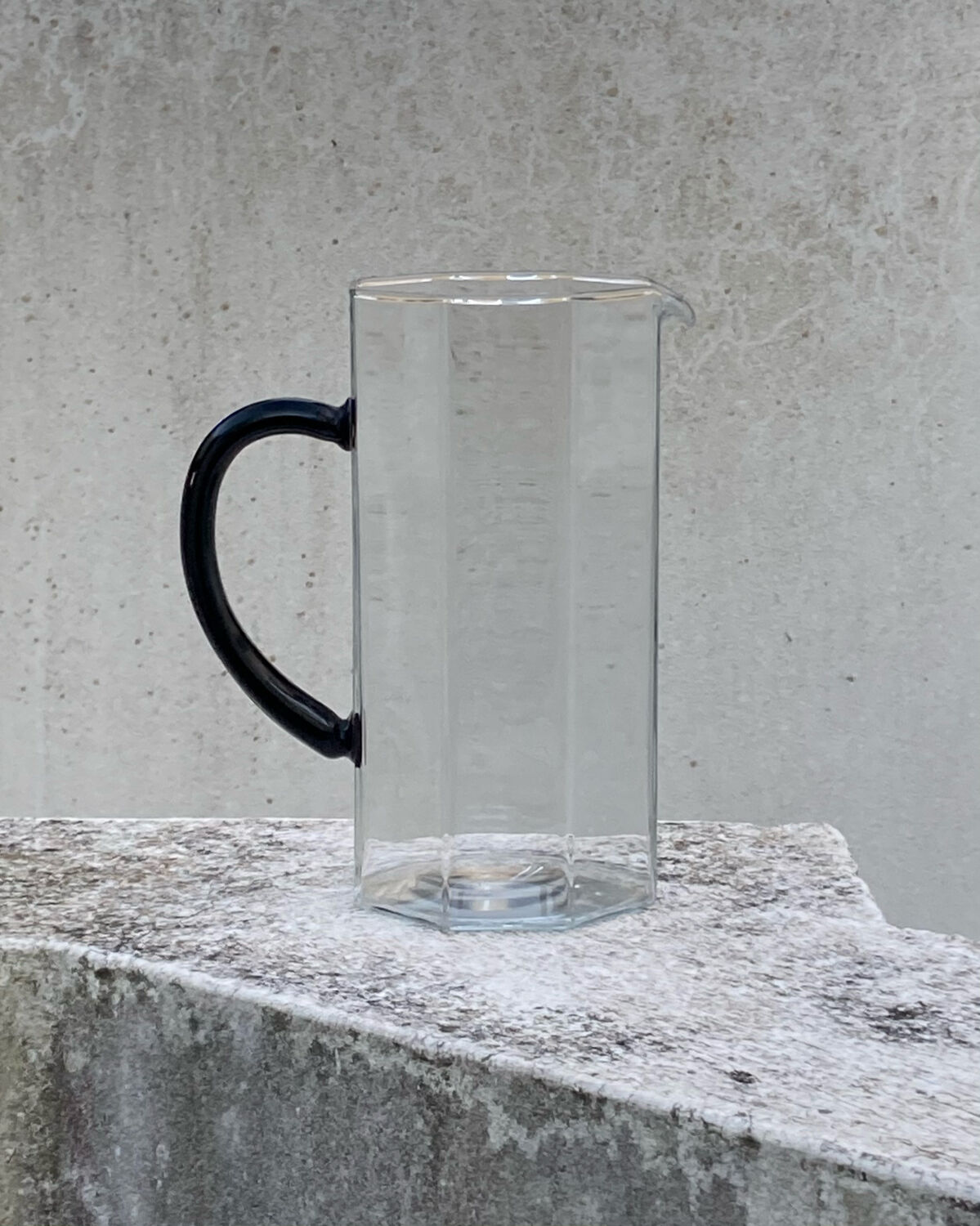 Antique glass carafe