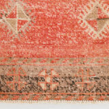 Tapis turc rouge pâle, 75x385cm