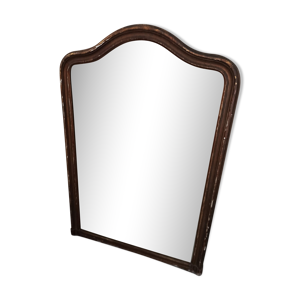 Miroir de cheminée à - poser ancien