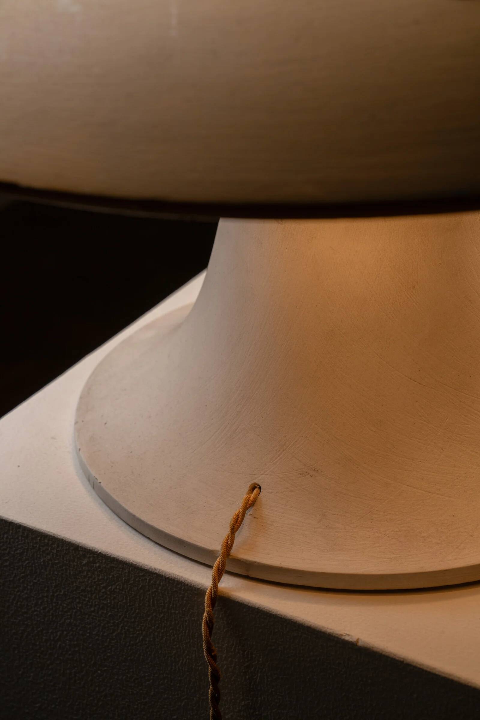 Huge vintage mushroom table lamp, 1960s