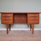 Mid-Century Danish Teak Desk, 1960s