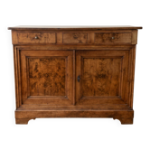 Buffet ancien en noyer massif d'époque