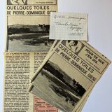 Painting HST/P Pierre Dominique GIESS (1943-2011) "Torre Lodones" Spain