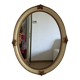 Miroir en bois et stuc a rehaut doré XX siècle