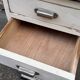 Meuble tiroirs chiffonnier industriel sapin 1950