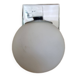 Space age opaline ball wall light