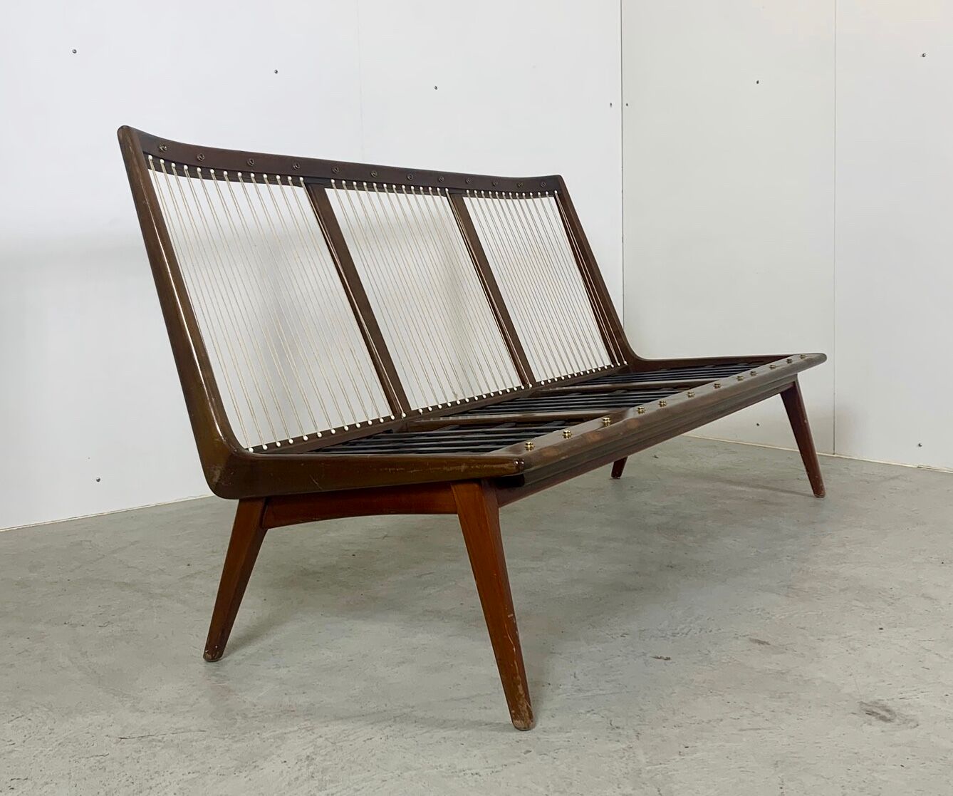 MidCentury Boomerang Sofa by Hans Mitzlaff for Eugen Schmidt
