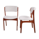 Teak dining room chairs by Erik Buch for Odense Maskinsnedkeri / O.D. Møbler model 49, 1960s