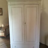 Old patinated wardrobe
