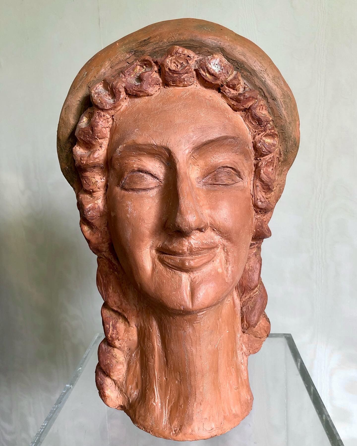 Terracotta head from the 40s