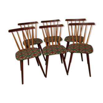 Lot de 6 chaises vintage