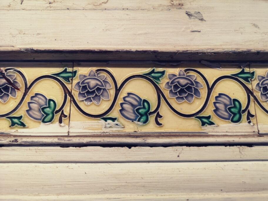 White wooden furniture