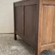 Louis XV style chest of drawers, solid raw oak, 1920.