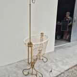 19th century brass rocking cradle from a castle