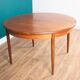 Retro teak gplan 1960s fresco dining table & 4 four chairs by victor wilkins