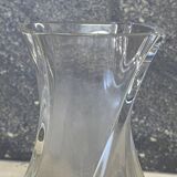 Baccarat twisted crystal vase