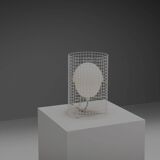 Metal and glass Gino Sarfatti Model 1102 floor lamp for Arteluce