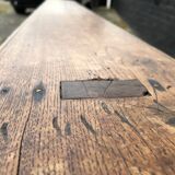 19th oak school bench