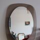 Two-tone glass mirror from the 70s
