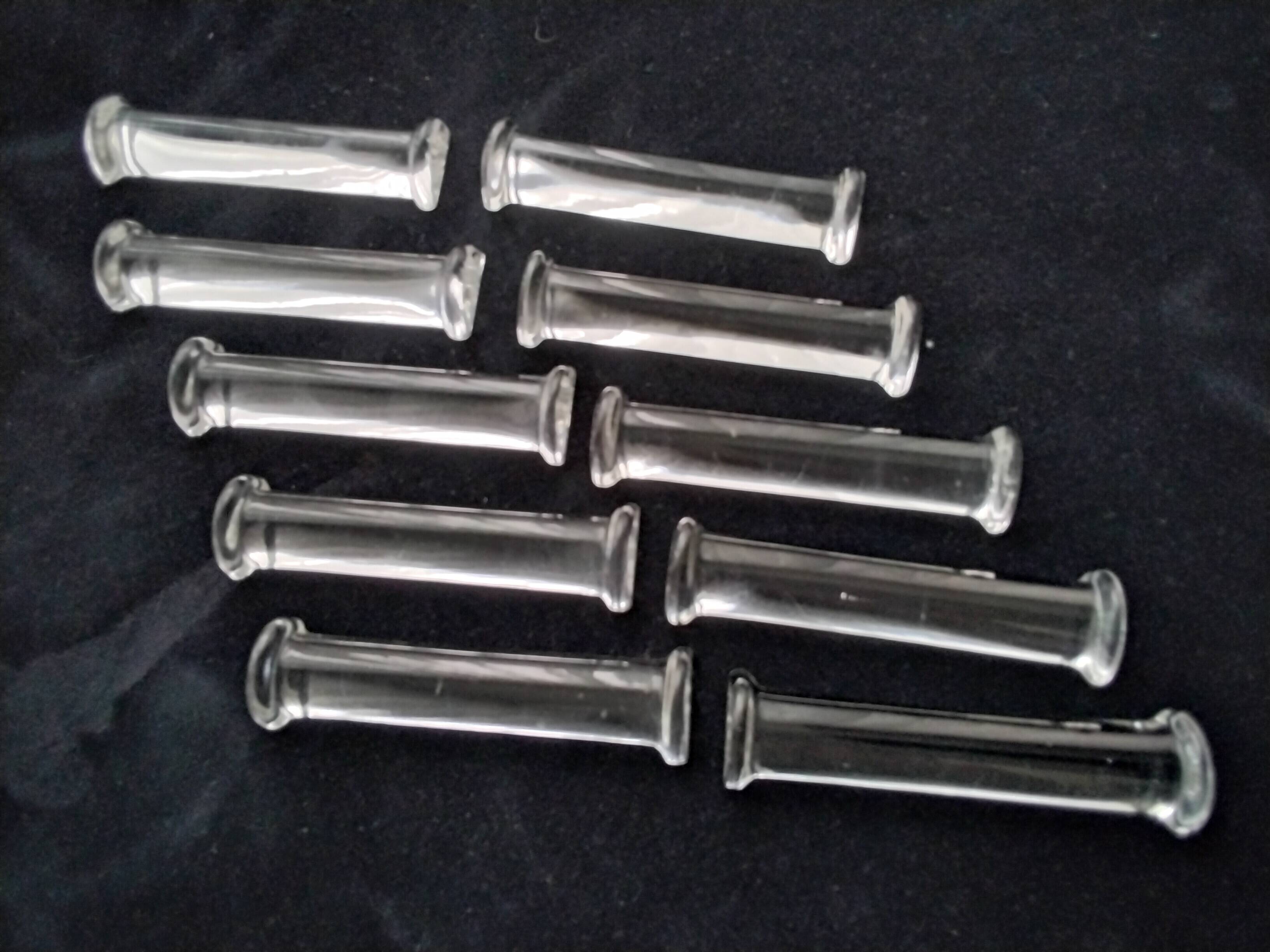 10 Hungarian crystal knife holders