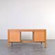 Bureau en chêne du milieu du siècle par Chr. Rasmussen pour Randers Møbelfabrik, années 1970.