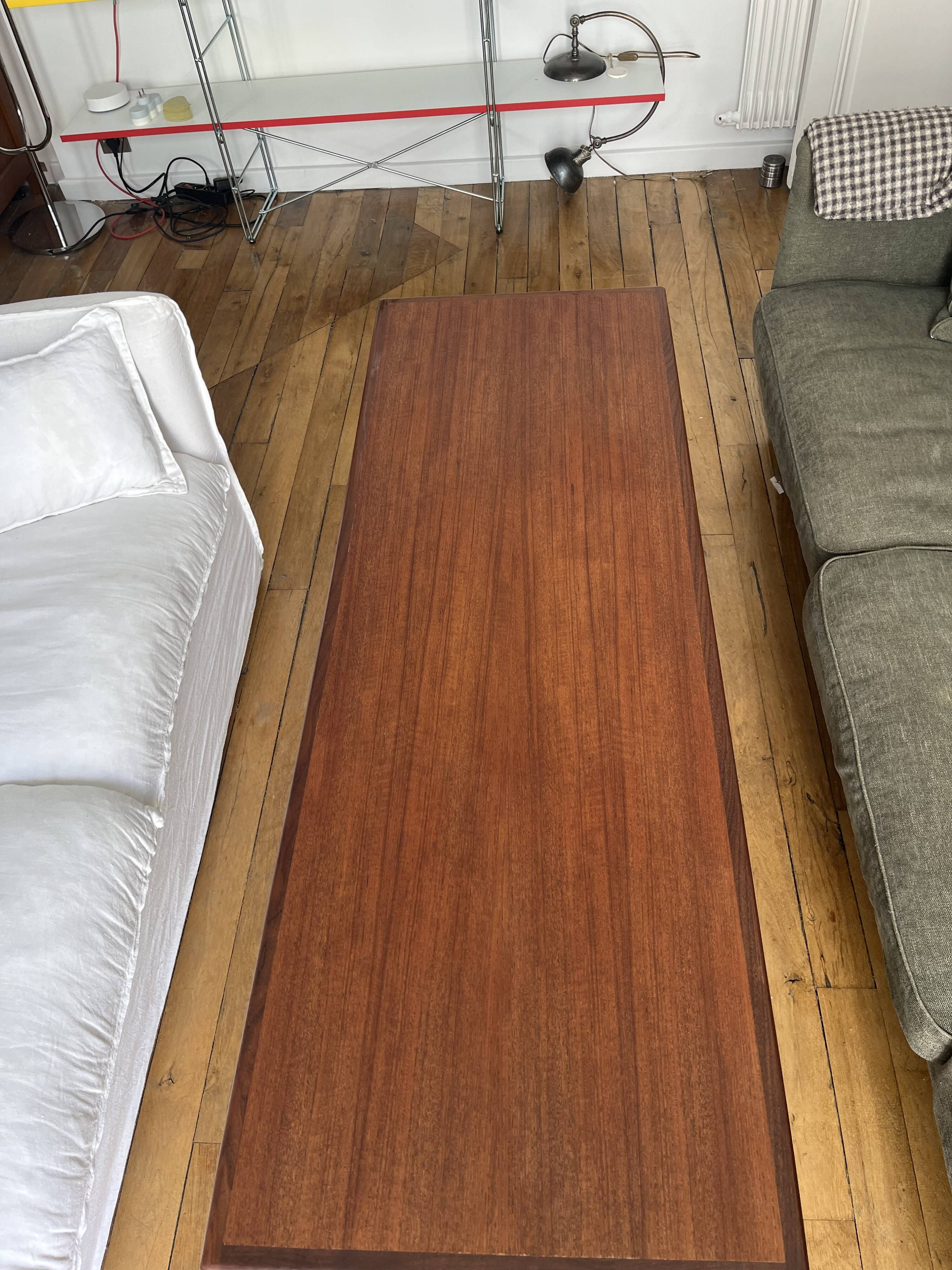 Scandinavian teak coffee table