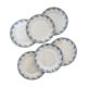 6 Sarreguemines iron earth dessert plates, Luchon model