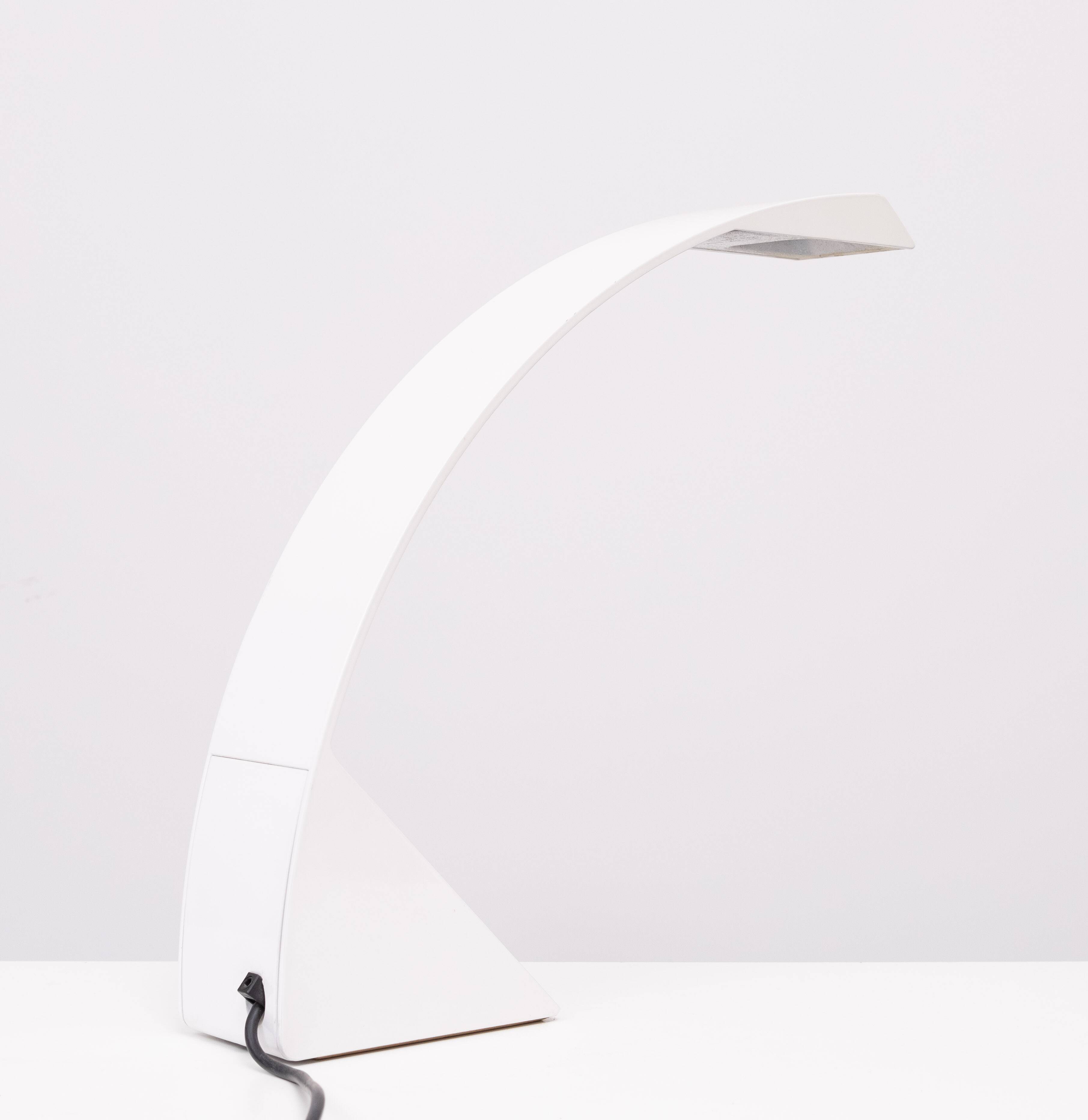 Arcobalena Table lamp minimalist post modern design marco zotta 1980s Italy