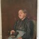 Portrait à l'huile 1912 "mamie nova"