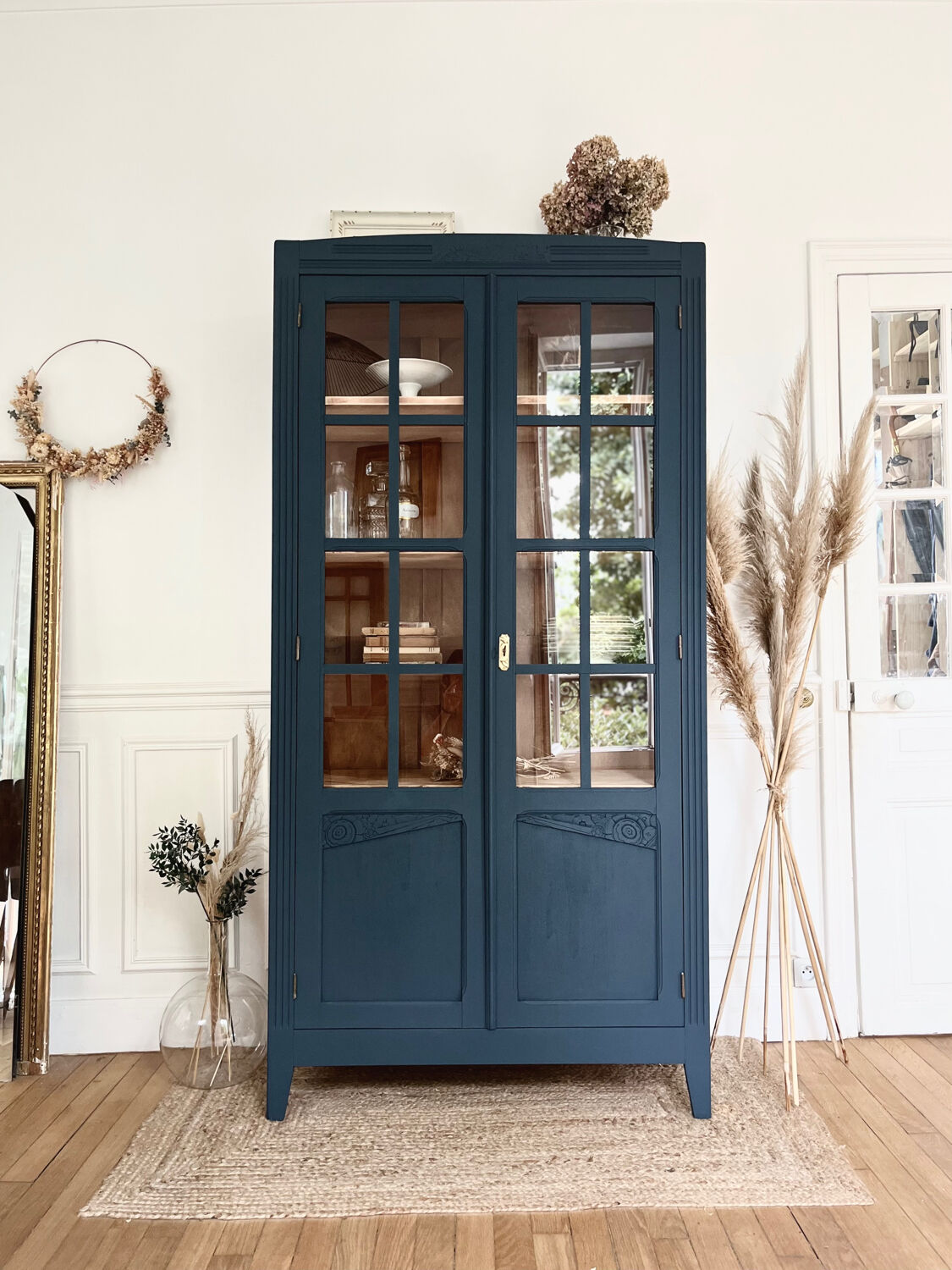 Art Deco glass cabinet 1930