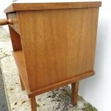 Light wood bedside table