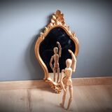 Baroque golden mirror